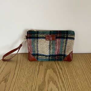 Plunder Design plaid wristlet